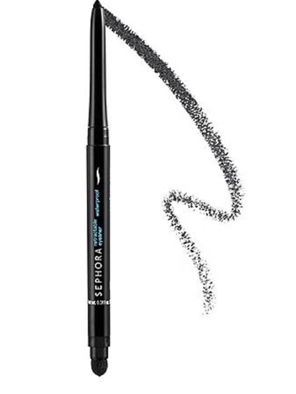 Sephora Retractable Eyeliner Pencil. 01 Matte Black